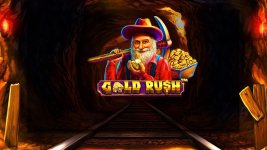 Giao diện trò chơi chủ đề Gold Rush với hình ảnh mỏ vàng Giao diện trò chơi chủ đề Gold Rush với hình ảnh mỏ vàng