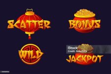 Các biểu tượng Wild, Scatter và vòng thưởng trong trò Vua Khỉ Các biểu tượng Wild, Scatter và vòng thưởng trong trò Vua Khỉ